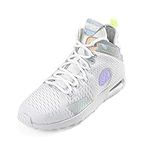 Zumba Air Classic Remix High Top Gym Shoes Dance Fitness Workout Shoes for Women, Funky White, 12