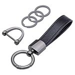 Wisdompro Genuine Leather Car Keych