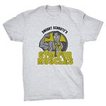 Viper Dwight Schrutes Gym for Muscles Office T-Shirt (Grey, L)