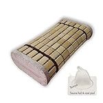 NUIBY Bamboo Sauna Headrest Pillow,