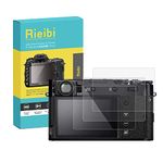 Rieibi (3 Packs) Screen Protector for Fujifilm X100V X-E4 X-T4 Digital Camera, 0.25mm 9H Hardness Tempered Glass Film for Fuji XE4 XT4 Anti-Fingerprint Anti-Scratch Ultra-clear