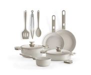 MONIX Denmark | 10 Piece Cookware Set, Cast Aluminium with Non-Stick, Suitable for All Types of Cookers Including Induction