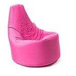 Bean Bag Gamer Recliner Outdoor and Indoor Adult Gaming Beanbag Garden Seat Chair Water and Weather Resistant (Pink)