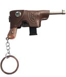 Happier You Revolver Pistol Machine Gun Keychain with Cover | Cover Gun Keychain