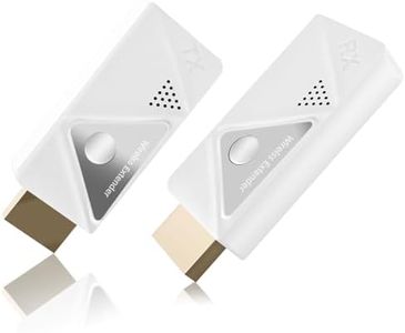 SUNMEG Wireless HDMI Transmitter and Receiver, 1080P 60HZ HDMI Wireless Extender, Plug & Play 2.4G/5G Wireless HDMI Kit for Streaming Video and Audio to Monitor from Laptop/PC//Projector