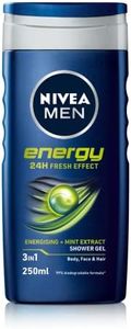 Nivea Men Energy Shower Gel, 250 ml - Pack of 6