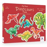 TOYKRAFTT 3 Piece Puzzle for Kids 1-3 Years | Toddler Puzzles, Educational Jigsaw Puzzle for 2-Year-Olds | Toys for 3-Year-Olds | My First Dinosaur Puzzles