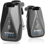 STRICH G1 Wireless Guitar System UHF 4 Channel Rechargeable Audio, 100 Feet Range Wireless Transmitter Receiver with Rotatable Plug Design for Guitar Bass Electric Instruments