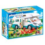 Playmobil 70088 Family Camper Vehicle Playset, Multicolor