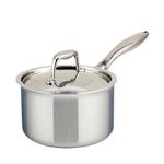 Meyer - SuperSteel Tri-Ply Clad Stainless Steel Saucepan with Lid, Induction Cooktop Compatible (2L/2.1qt)