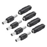 uxcell DC Power Connector Adapter, 5.5 x 2.1mm 4Pcs 12V Female to Female 4Pcs 12/24V Male to Male Power Jack Socket for LED Strip CCTV