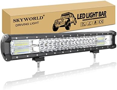 SKYWORLD Triple Row 20 inch LED Work Light Bar 28800 Lumen Spot Flood Combo Beam Off Road Driving Fog Lights Waterproof for Marine Trucks Tractors 4x4 SUV ATV UTV Boat