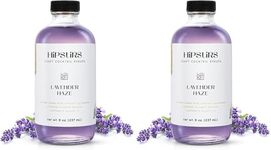 HipStirs Lavender Haze Syrup - Real Ingredients are in our Luxurious Lavender Syrup for Drinks - Using Natural Flavoring to keep your Cocktails Non-GMO, Gluten Free & Vegan (8 oz) (Pack of 2)