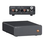 Fosi Audio Box X5 Phono Preamp for Turntable, Mini Preamplifier Home Audio for MM & MC Cartridge Turntable/Phonograph Record Player/Active Speakers, 4-Level Adjustable Gain 38/48/56/66 dB with RCA