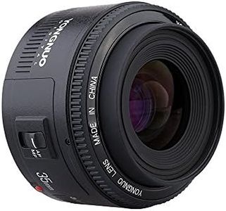 YONGNUO YN - Lente de 35 mm de gran angular fijo/auto AF / MF para cámara Canon EOS