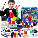 Heyzeibo Magic Set - 60+ Magic Tricks for Kids, Magic Kit with Instruction for Boys, Girls, Toddlers, Beginners