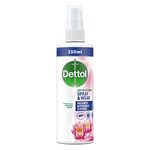 Dettol Spray & Wear Fabric Freshener Pink Water Lily, 250 ml