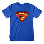 DC Comics Superman Super Hero Logo T-Shirt - Official (XL) Multi-Coloured