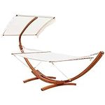 Outsunny 13FT Wooden Arc Hammock wi