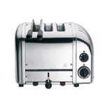 Dualit 2+1 Combi Toaster - Stainless Steel - Hand Built in the UK - Replaceable ProHeat® elements - Heat one, two or three slots, mechanical timer - Replaceable parts - Polished