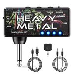 Donner Guitar Headphone AMP Heavy Metal Pocket FX Chorus Rechargeable Mini Practice Amplifier