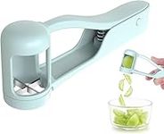 Quincry Grape Cutter for Toddlers, Grape Slicer for Baby, Cherry Tomato Slicer Kitchen Gadget,Creative Small Tool Fruit Slicer, Stainless Steel Kitchen Gadget Fruit Slicer Blue (Blue)