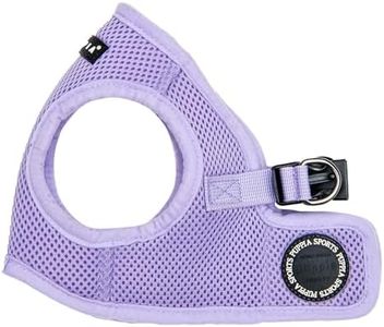 Puppia Soft Vest Dog Harness Step-in Padded Mesh No Choke No Pull Comfortable Walking Running Training for Small Medium Large Dogs, Violet, XXX-Large
