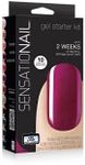 SENSATIONAIL Deluxe Raspberry Wine Gel Nail Polish Starter Kit