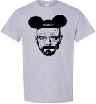 On Coast Breaking Bad Walt Funny Unisex Novelty T-Shirt, Gray, XX-Large