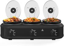 Triple Slow Cooker, 3×1.5 QT Buffet