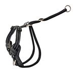 Rogz Stop Pull Dog Harness Reflective Classic Medium Black