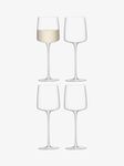 LSA Metropolitan Wine Glass 350ml Clear | Set of 4 | Dishwasher Safe | MW02