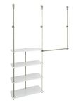 ClosetMaid 55300 Closet Maximizer, White, 11.6 x 53 x 74 inches