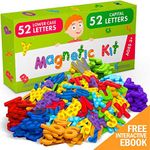 Foam Magnets and Magnetic Letters for Toddlers and Kids - ABC Alphabet Magnets for Refrigerator and Dry Erase Board - Baby Magnets for Fridge and Whiteboard - Ideal for Kids!