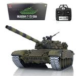 TOUCAN RC HOBBY US in Stock Upgraded Ver Henglong Rc Tank T72 New Armor 1/16 Tk-7.0 Ir Battle Bb Airsoft Shooting Smoke Metal Tracks Sprockets Gearbox Motor