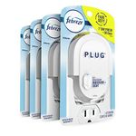 Febreze Odor-eliminating Fade Defy Plug, Scented Oil Warmer, 1 Count (Pack of 4)