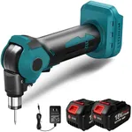Palm Nailer Cordless Auto Hammer Compatible with Makita 20V/18V Battery, Power Framing Nailer, 0-90° Adjustable Palm Nail Gun with Magnetic Tip for One-handed Use on Joist Hangers (Batteries Included)