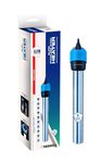 aqua nature Elfin Stainless Steel Aquarium Heater Adjustable Submersible Aquarium Constant Temperature Heating Rod For Freshwater & Saltwater Aquarium (50W (Suits - 30-50L))
