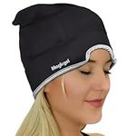 Magic Gel Migraine Ice Head Wrap | Real Migraine & Headache Relief | The Original Headache Cap | Cold, Comfortable, Dark & Cool; Endorsed by Physicians, Loved by Thousands - (Black)