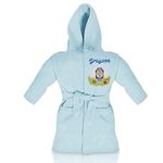 Oh Sew Simple Buzz Lightyear (Toy Story) Boys Personalised Fleece Dressing Gown/Bathrobe (BLUE) (2-3 Years)