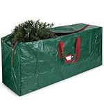 Zober Large Christmas Tree Storage Bag - Fits Up to 9 ft Tall Holiday Artificial Disassembled Trees with Durable Reinforced Handles & Dual Zipper - Waterproof Material Protects from Dust, Moisture &