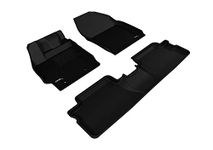 3D MAXpider - L1SC00501509 All 2 Row Custom Fit Floor Mat for Select Scion XB Models - Kagu Rubber (Black)