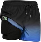 JOYSON Mens Swim Trunks with Compre