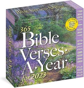 365 Bible Verses-A-Year Page-a-Day 2023: Timeless Words From the Bible to Guide, Comfort, and Inspire