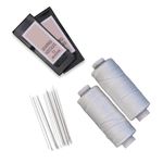 EmbroideryMaterial Size 11 Pony Needle Set for Hand Embroidery Work, Knitting, Stitching, Beading (3 Packets, 53 MM Long)