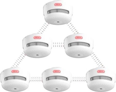 X-Sense Mini-Détecteur de Fumée en Réseau sans Fil, Détecteur d'Incendie avec Batterie Remplaçable, Conforme à la Norme en 14604, Link+, XS01-WR, Lot de 6