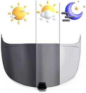 PSLER Helmet Visor for R420 - R420 Helmet Visor Helmet Face Shield Helmet Accessories Replacement for R420,Photochromic