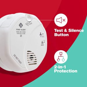 First Alert Smoke and Carbon Monoxide Detector – Combo Alarm