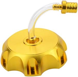 GOOFIT CNC Gas Fuel Tank Cap Valve Air Vent Replacement For 50cc 70cc 90cc 110cc 125cc 250ccTaotao Roketa Apollo SSR Chinese KLX110 TTR110 XR CRF Dirt Bikes Dirt Pit Bike Gold