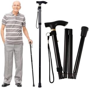 Canne de Marche Pliante,Canne Pliable,Bâton de Marche Pliable,Canne pour Marcher Aluminium,Canne Pliante et Réglable pour Marcher,Canne Pliante et Réglable,Canne Pliable pour Homme Femme